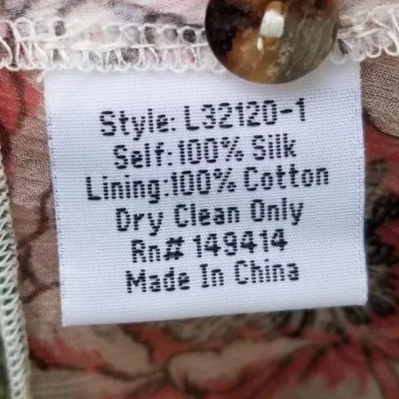 Johnny Was Jade Marion Silk Floral-Print Midi Dress NWT RARE